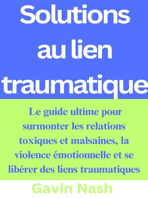 cover image of Solutions au lien traumatique